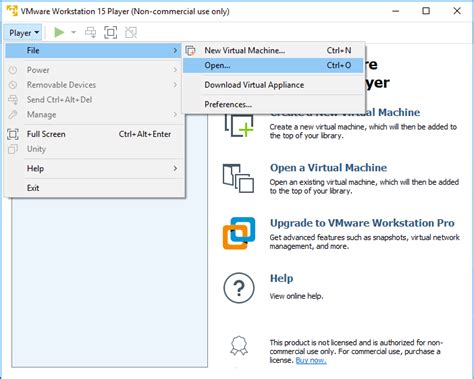 How To Import Ovf Virtual Machine On Vmware Workstation Player
