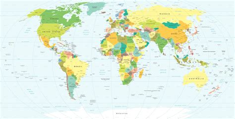 World Map Grid
