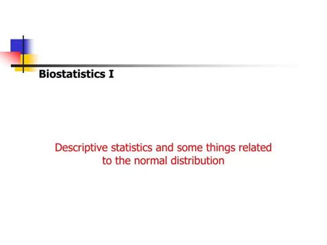 Ppt Biostatistics I Powerpoint Presentation Free Download Id5936316