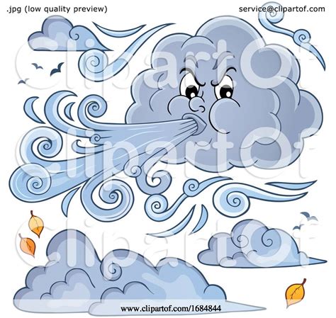Cloud Blowing A Wind Storm By Visekart 1684844