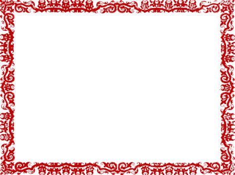 Red Border Clip Art At Vector Clip Art Online Royalty Free