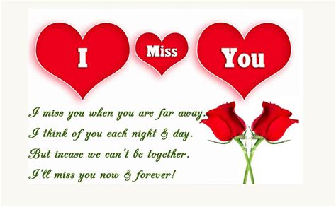 Romantic Miss You My Love Messages And Quotes Miss You Love Quotes