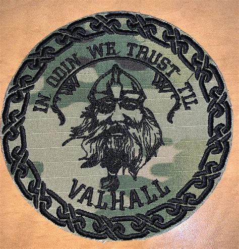In Odin We Trust Morale Patch Morale Patch Patches Odin