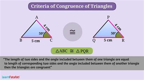 Criteria Of Congruence Of Triangles Youtube