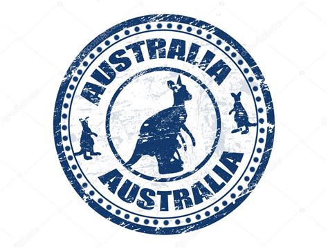 Australia Stamp — Stock Vector © Roxanabalint 4380646