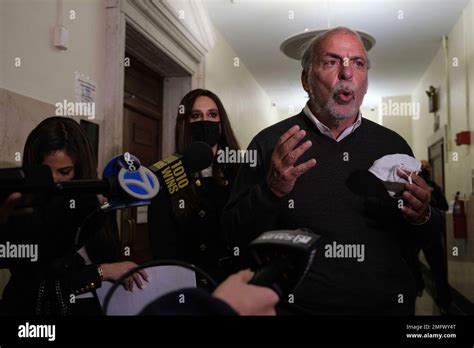 former new york state assemblyman dov hikind right talks at kings county criminal court after