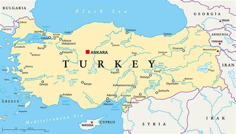 Map Turkey