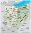 Mapas de Ohio - Atlas del Mundo