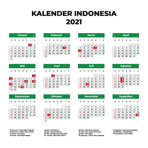 Print Kalender 2021 Indonesia Kalender Jun 2021
