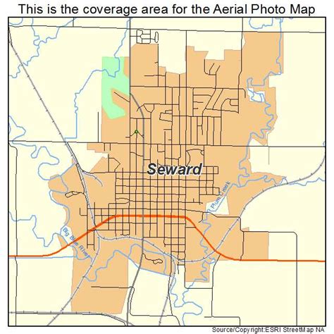 Aerial Photography Map Of Seward Ne Nebraska