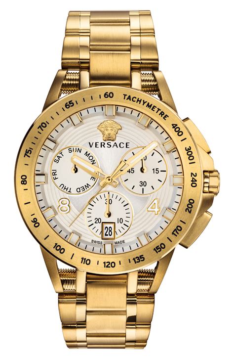 Versace Sport Tech Chronograph Bracelet Watch 45mm Nordstrom