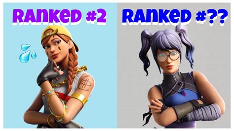 Top 10 Most Tryhard Skins In Fortnite Chapter 2 Season 2 Sweaty S