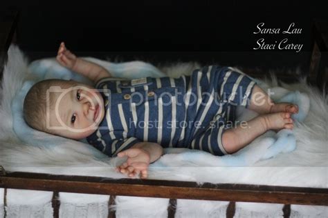 Reborn Sansa Newborn Baby Boy Doll By Ping Lau