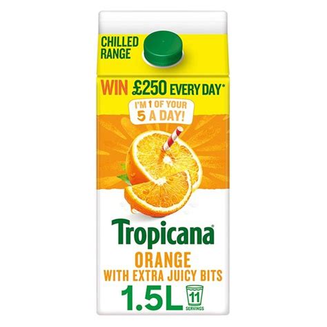 Tropicana Orange Extra Juicy Bits Juice Ocado