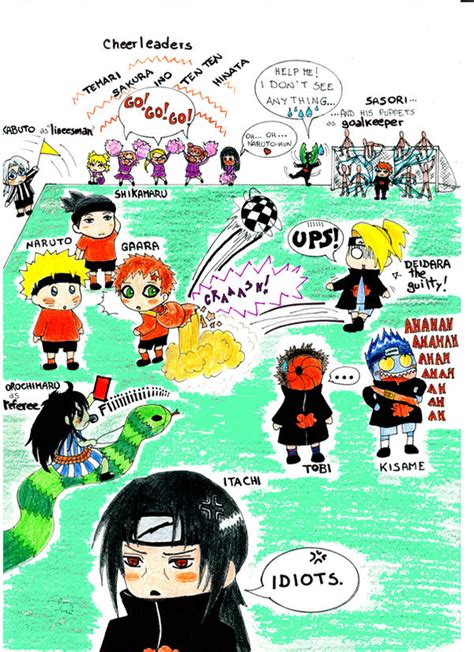 Naruto Football Match By Dalka On Deviantart