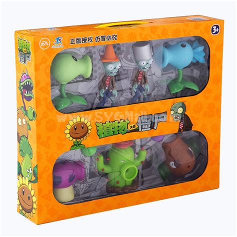 Plants Vs Zombies Action Figure Toys Shooting Dolls