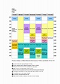 Elementary Class Schedule | Templates at allbusinesstemplates.com