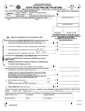 Instructions and help about nevada sales and use tax form 2020. 2015 Form SC DoR ST-3 Fill Online, Printable, Fillable ...