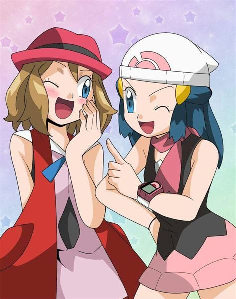 Dawn And Serena ♡ I Give Good Credit To Whoever Made This 👏 Pokemon