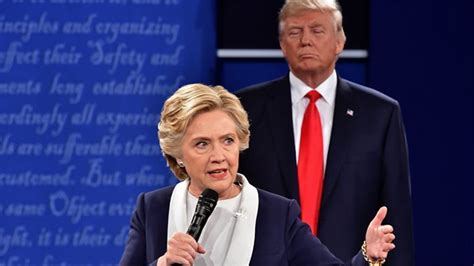 Hillary Clinton Trump Was A Creep During Our Debates Bbc News