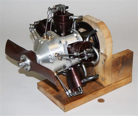 5 Cylinder Radial Model Airplane Engine The Miniature Engineering