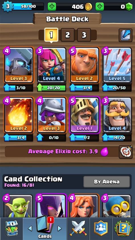 Clash Royale Arena 2 Deck - New to the game, just reached Arena 2. How would you improve this deck