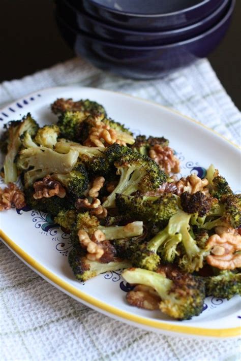 Sauteed broccoli & kale with toasted garlic butter 3 in this easy vegetable side dish, broccoli and kale are drizzled with a butter, garlic and crushed red pepper sauce. Roasted Broccoli with Walnuts | Recipe | Vegetarian side dishes, Roasted broccoli, Healthy main ...