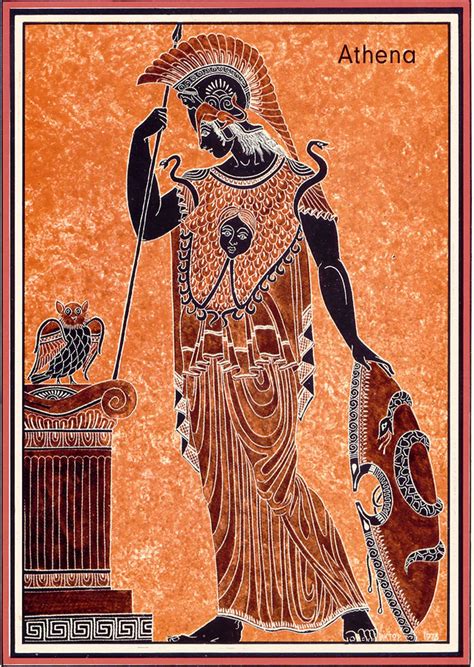 Poster Of Athena Greek Mythology Art Ancient Greek Art Greek And