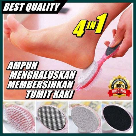 Jual Promo Sikat Kaki Batu Apung Alat Pedicure 4 In 1 Penggosok Telapak