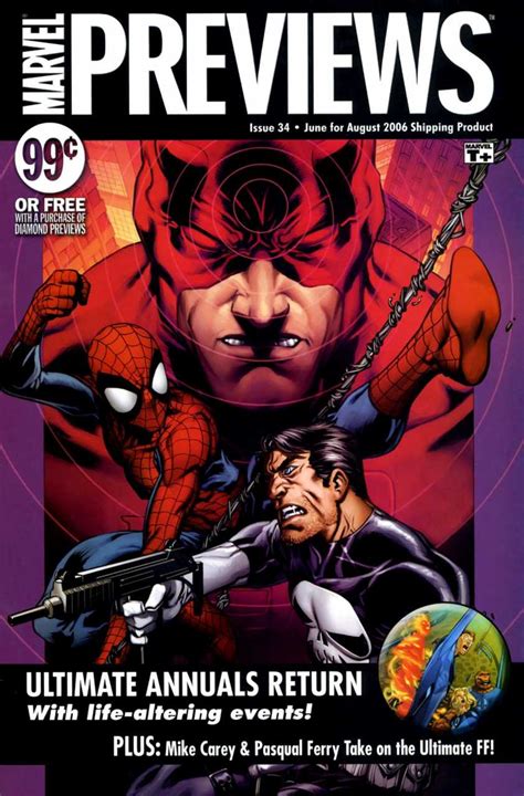 Marvel Previews 34 Ultimate Annuals Return Issue