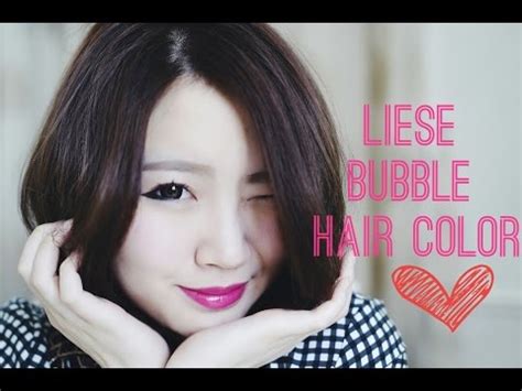 I have written a review on the prettia bubble hair dye before, but this time i wanted to emphazie on the color. Liese Bubble Hair Colour - Raspberry Brown - YouTube