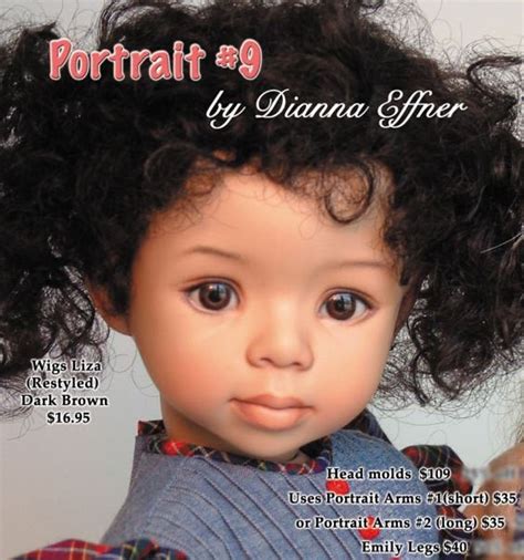 Portrait 9 10 Porcelain Doll Kit From Dianna Effner Mold China Fire