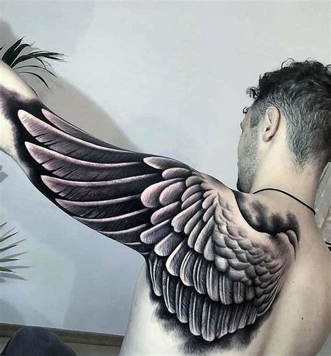 Amazing Tattoo Designs You Need To See Wings Tattoo Hyper Realistic Tattoo Wing Tattoo Men