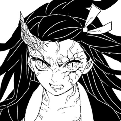 Demon Slayer Manga Panels Nezuko Mangaterial Nezuko Manga Icons Pls