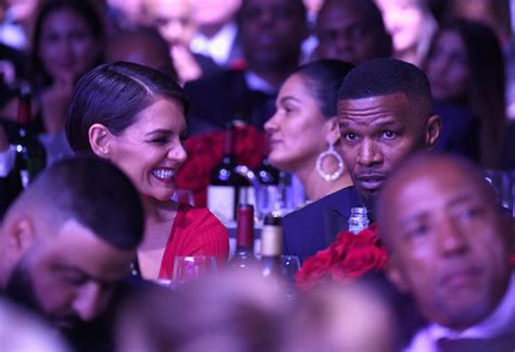 Katie holmes, 40, and jamie foxx, 51, have been romantically linked since 2013 following holmes' divorce from tom cruise. Katie Holmes and Jamie Foxx attend Clive Davis' annual pre-Grammys gala together