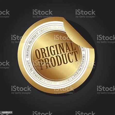 Original Product Label Stock Illustration Download Image Now Istock