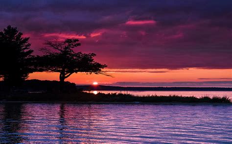 Detroit Point September Sunset Photograph By Ron Wiltse Fine Art America