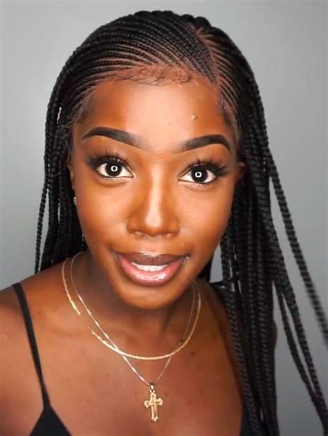 If you get the braids hairstyle properly, it can make you more charming, attractive and graceful. Cute Style Braided Lace Front Wig - Side Part Cornrow - 1B/4/30T/99JT | Rope braided hairstyle ...