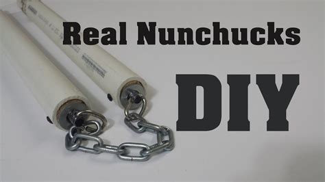 How To Make And Paracord Wrap Nunchaku Youtube
