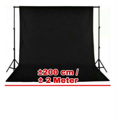 Kain Background Hitam Backdrop Black Untuk Foto atau Video Latar