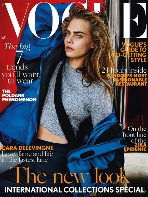 Cara Delevingne Vogue Magazine United Kingdom September 2016