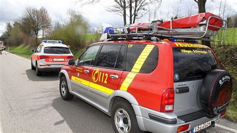 Villingen Schwenningen Schwerer Autounfall Auf Der B523 Fahrerin