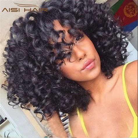 Brazilian Virgin Aunty Funmi Hair Short Curly Weave Human Hair Bundles