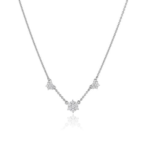 Diamond Cluster Necklace Pravins