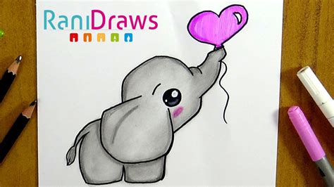 Lapiz Dibujos De Elefantes Kawaii Maikensmat