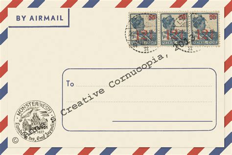 Annes Creative Cornucopia Mail Art Postcard
