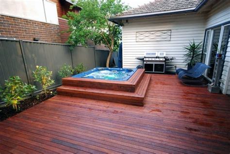 How To Build A Deck Around Hot Tub Builders Villa