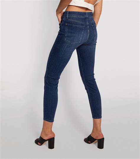 Womens For All Mankind Blue Aubrey Slim Illusion Jeans Harrods