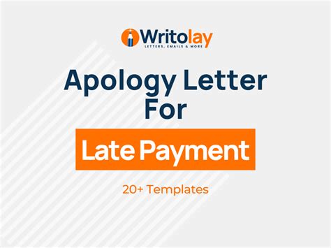 Apology Letter For Delay In Payment 6 Templates Writolay