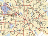 Dallas Texas City Map - Dallas Texas USA • mappery